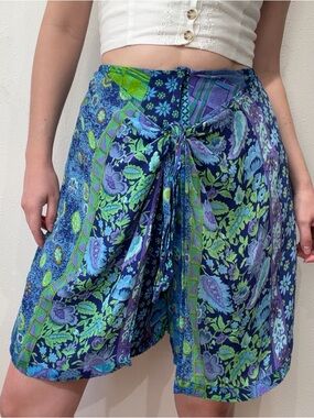 Vintage Boho Funky Skort